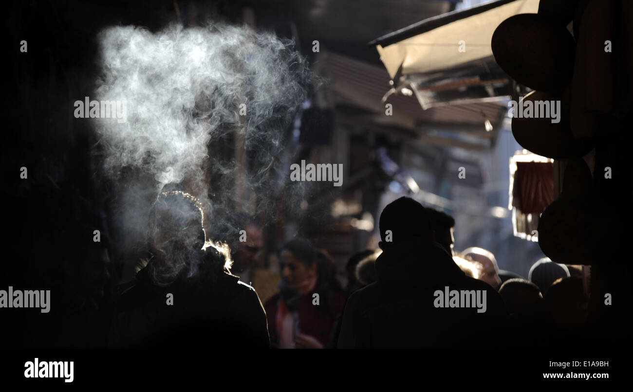 La Turquie. Istanbul. Marché aux épices. À l'intérieur. Banque D'Images