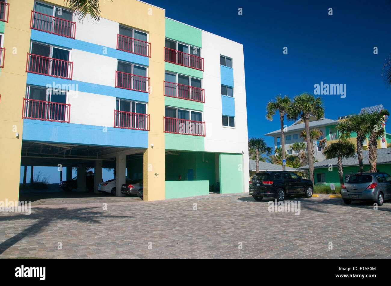 Vacances de plage le long de l'Intracoastal waterways et différentes touches de sud-ouest de la Floride offrent un excellent accès et la vie privée. Banque D'Images