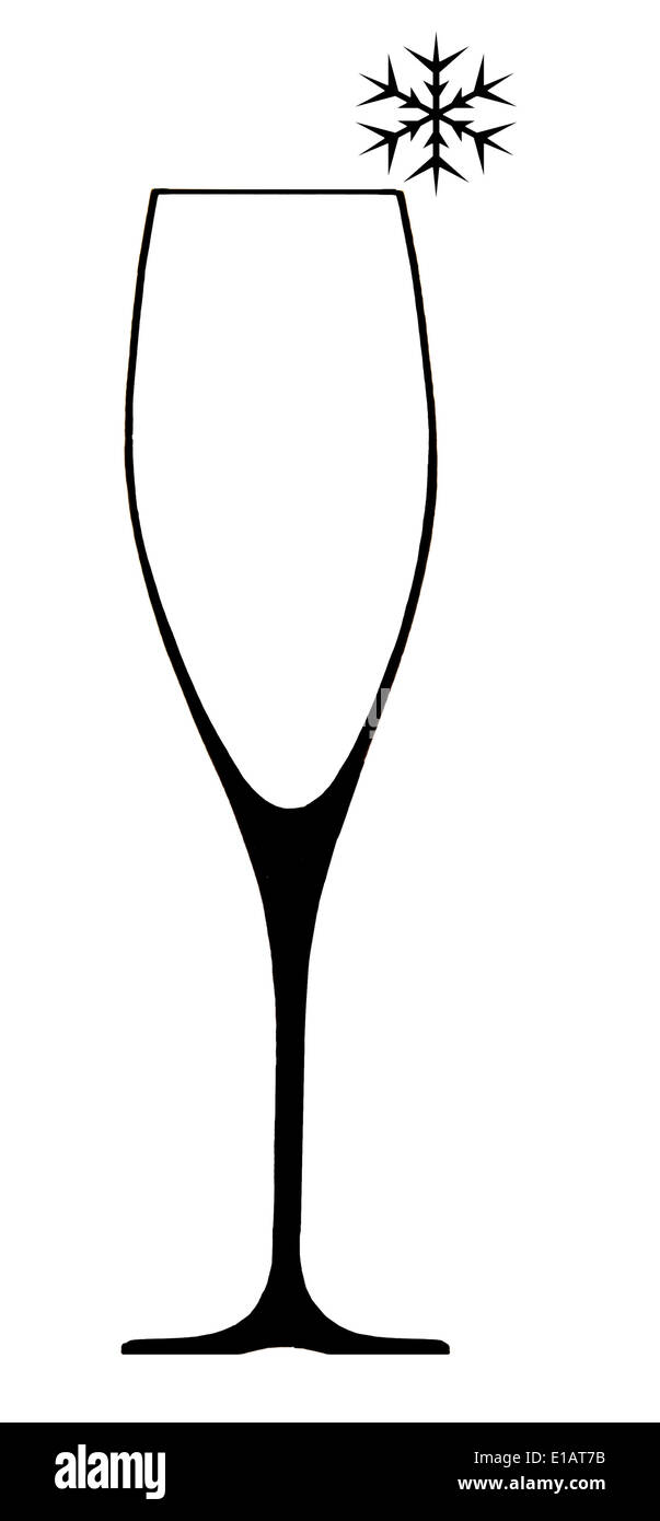 Flûte à Champagne Banque D'Images