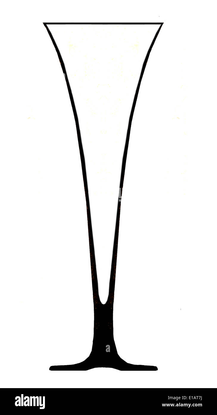 Flûte à Champagne Banque D'Images