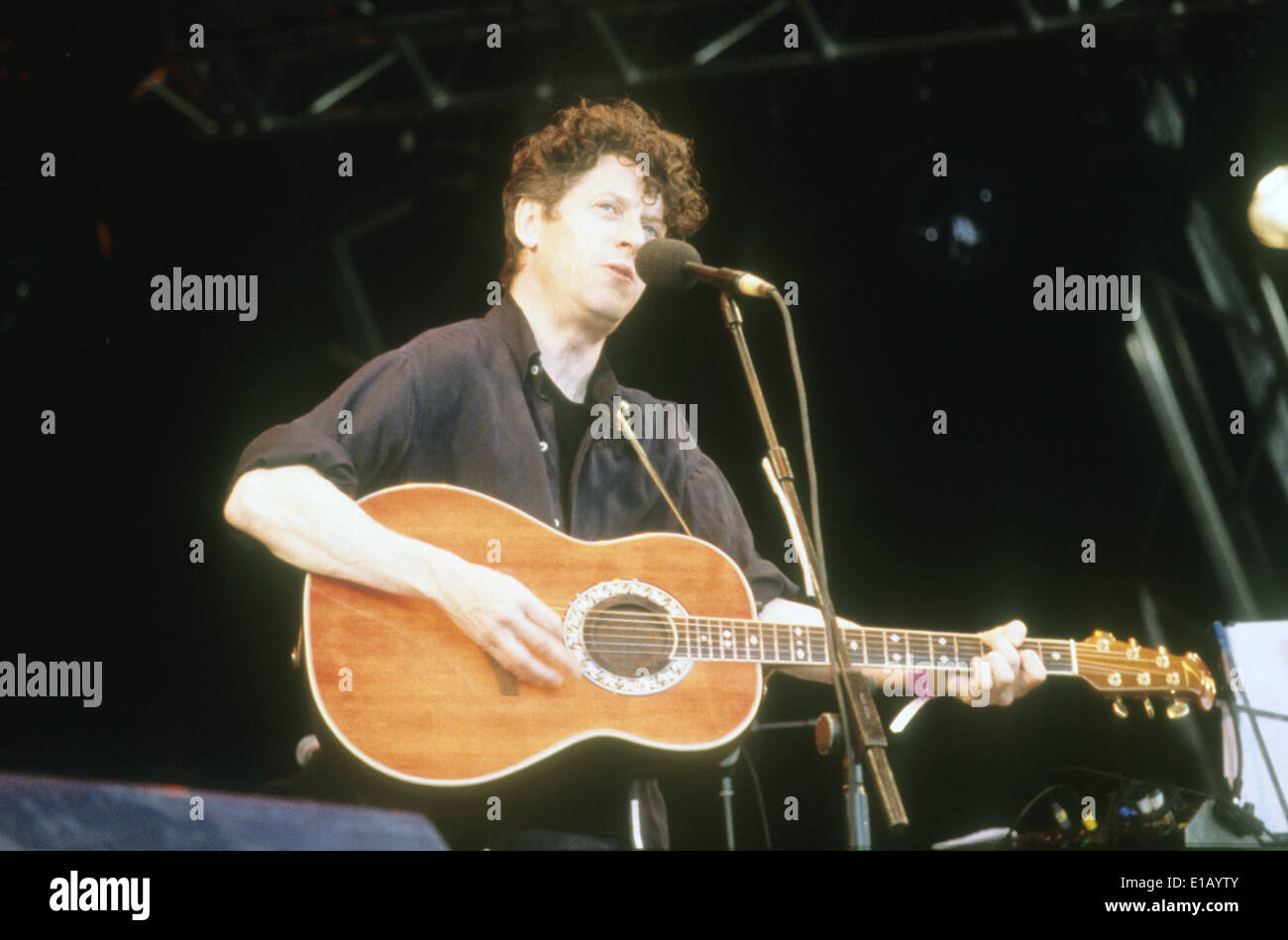 Groupe de rock écossais du Nil bleu avec Paul Buchanan au festival de Glastonbury en 1997. Photo Martin Norris Banque D'Images