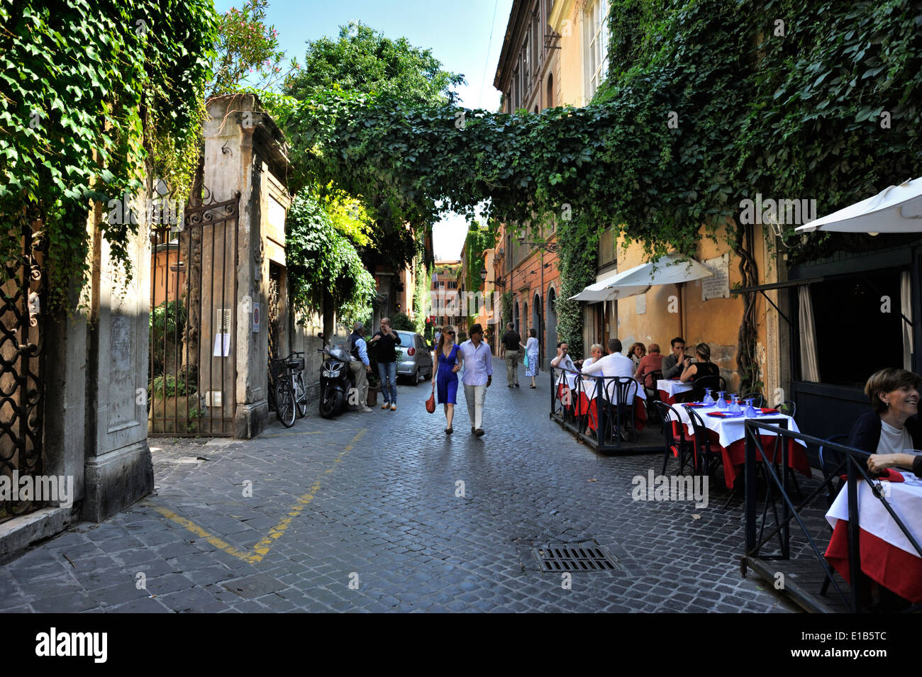 Italie, Rome, via Margutta Banque D'Images