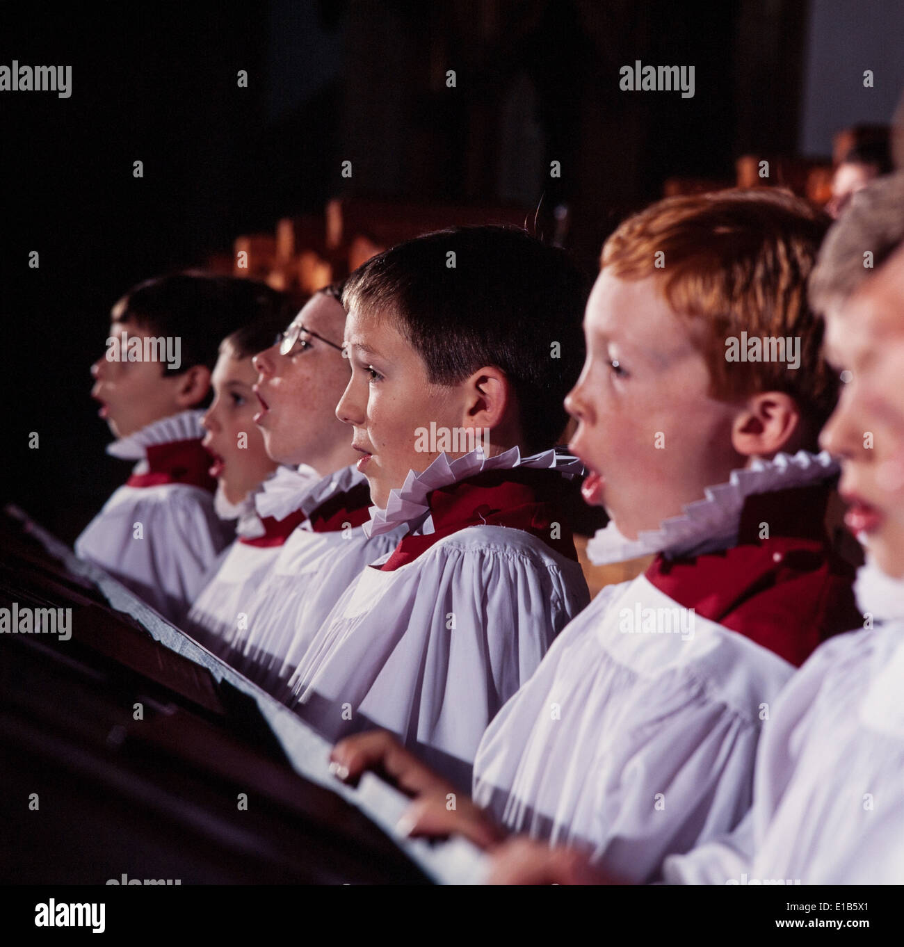 Llandaff Cathedral Choir Banque D'Images