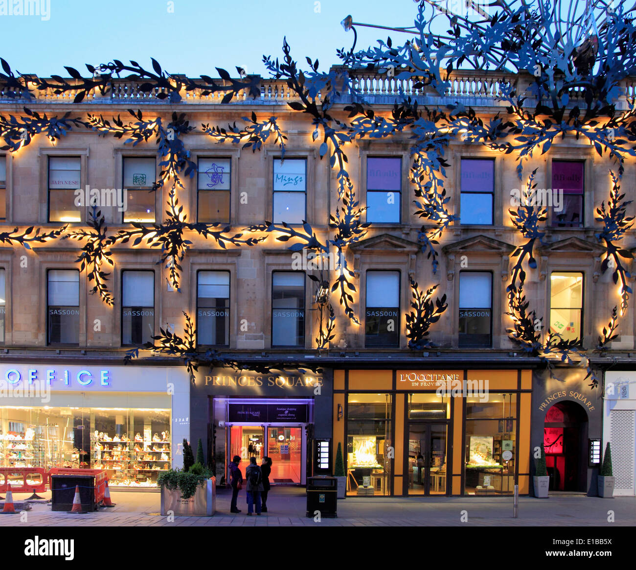 Royaume-uni, Ecosse, Glasgow, Buchanan Street, des magasins, Banque D'Images