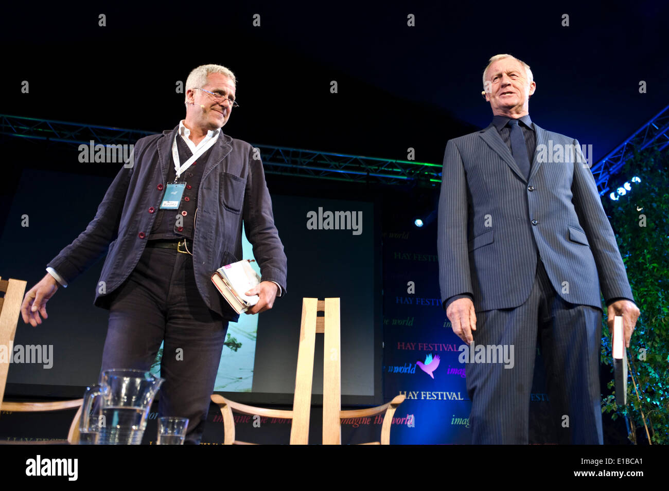 Hay-on-Wye au Pays de Galles UK Jeudi 29 mai 2014 Chris Tarrant discuter de son livre "la guerre de l'ad' à Hay Festival 2014. Hay-on-Wye Powys Pays de Galles UK Crédit : Jeff Morgan/Alamy Live News Banque D'Images