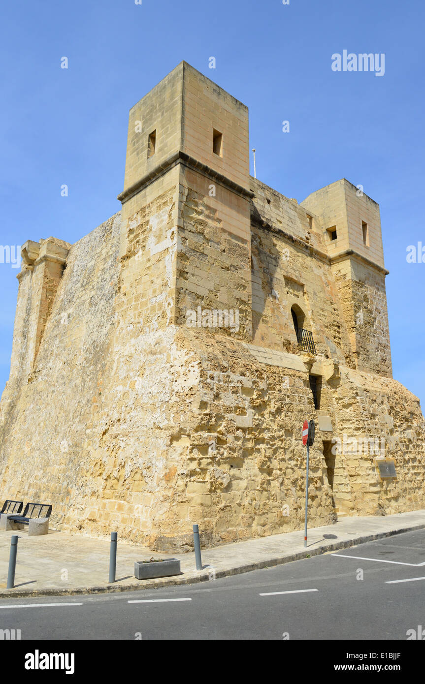 17e siècle de Saint Paul's Bay, Saint Paul's Bay (San Pawl il-baħar), District Nord, République de Malte Banque D'Images