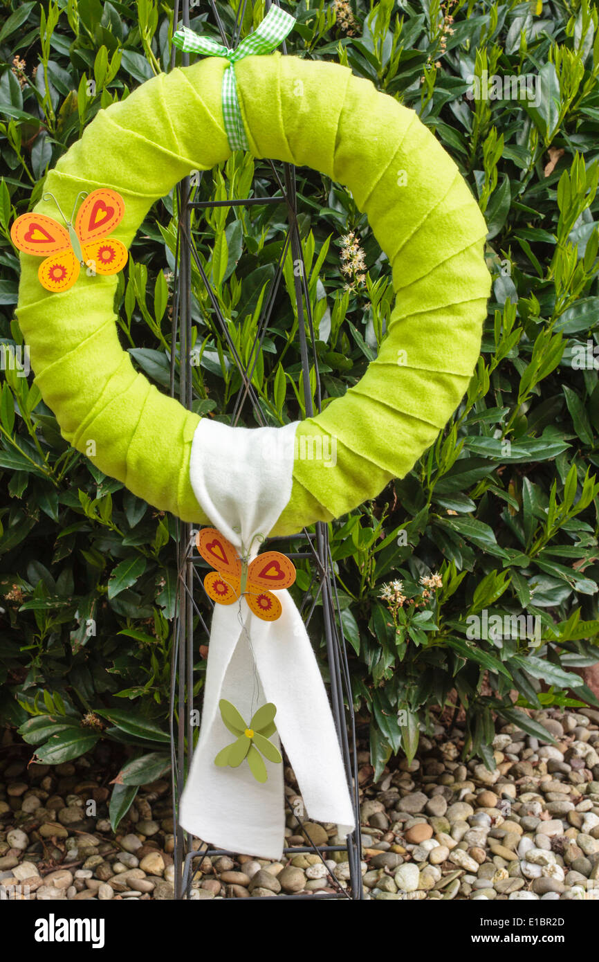 Couronne de printemps Banque D'Images