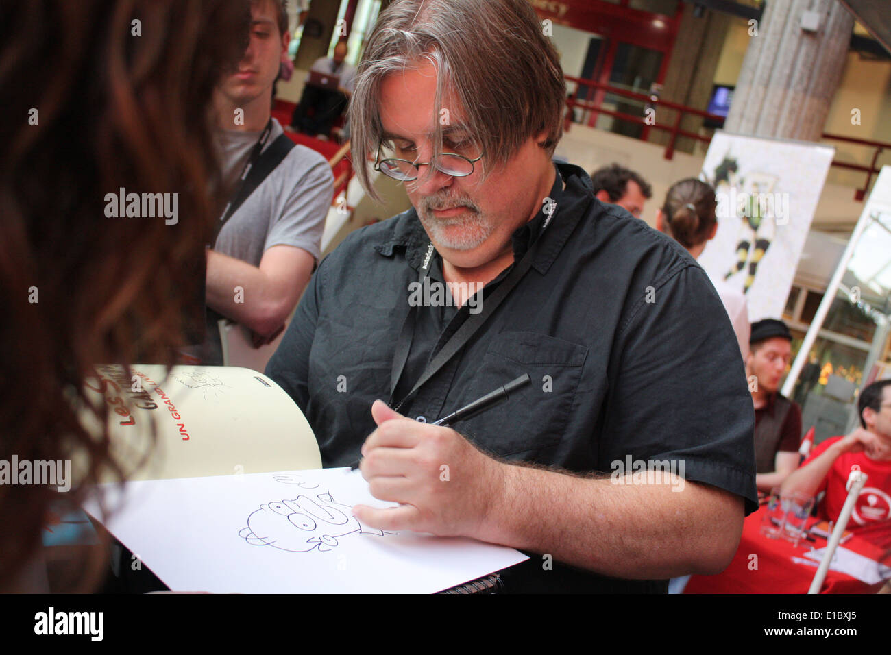 Matt Groening, pendant le Festival du Film d'animation, 'Festival du Film d'Animation', Annecy, Haute-Savoie, Rhône-Alpes, France. Banque D'Images