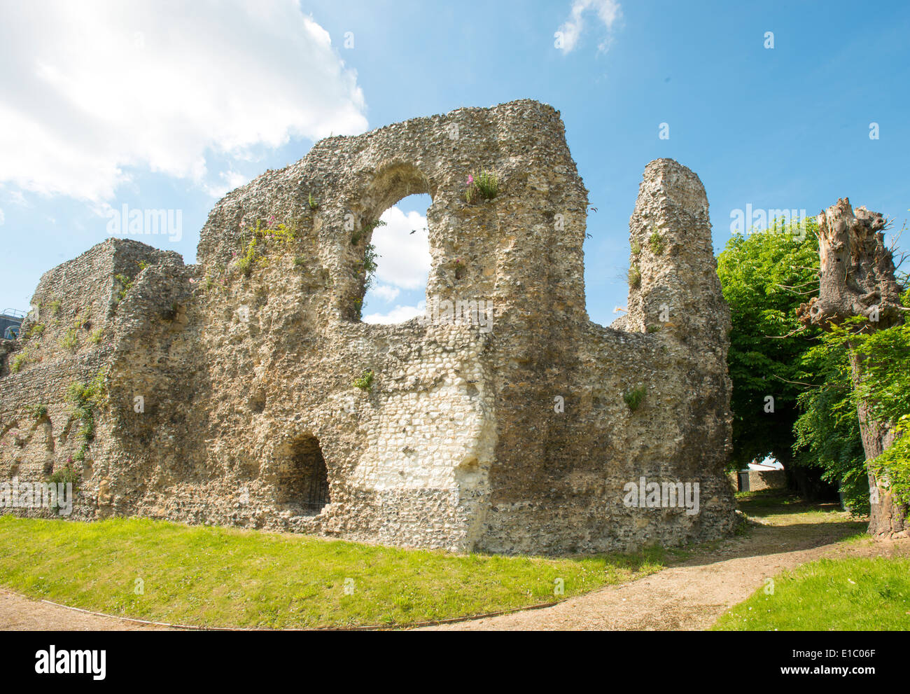 Ruines de Reading Abbey Banque D'Images