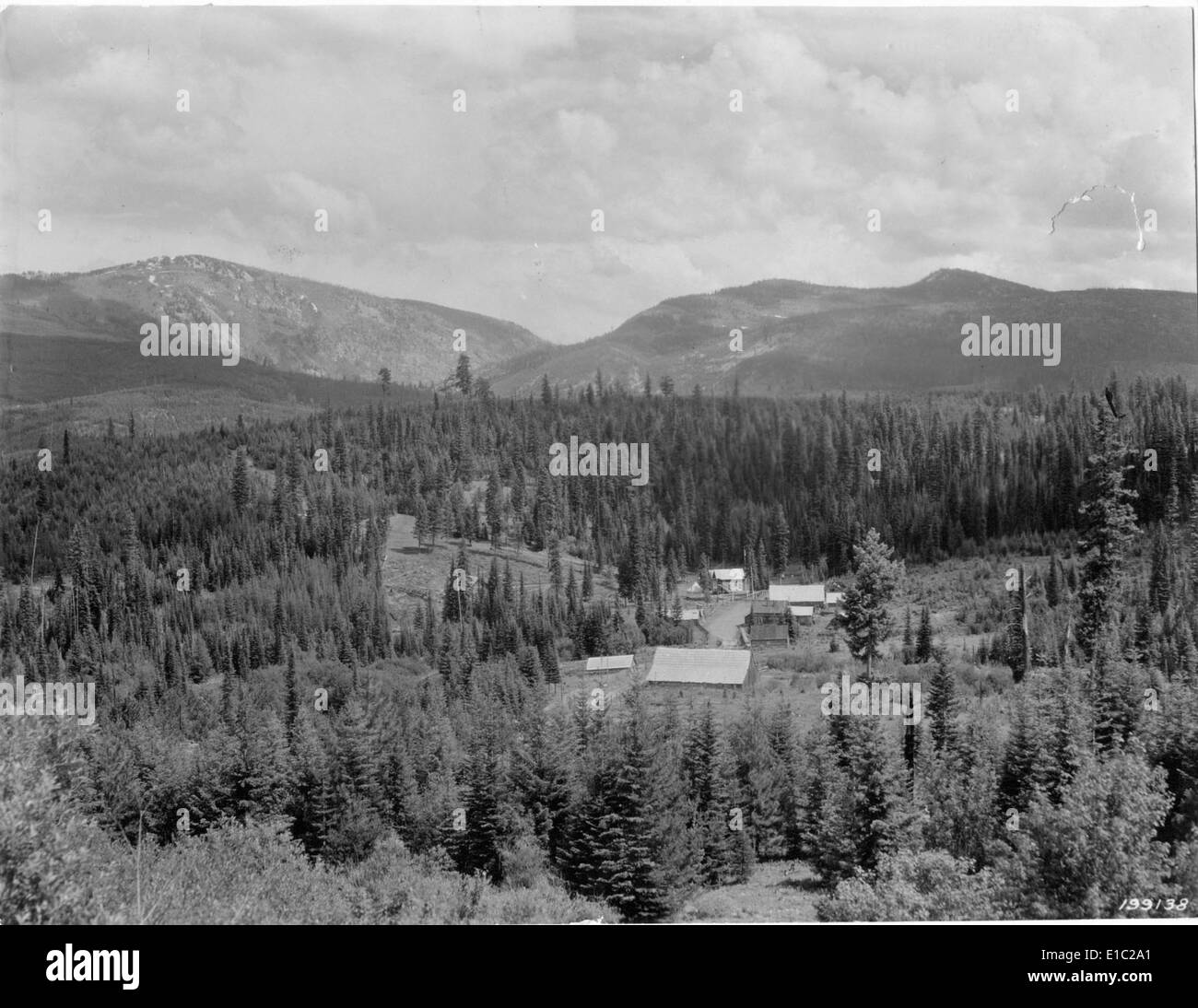 Adams RS and Way Station est un endroit historiquement important associé aux premiers efforts de conservation et aux opérations de service forestier. Il représente l'histoire de la gestion forestière et de la faune aux États-Unis. Banque D'Images