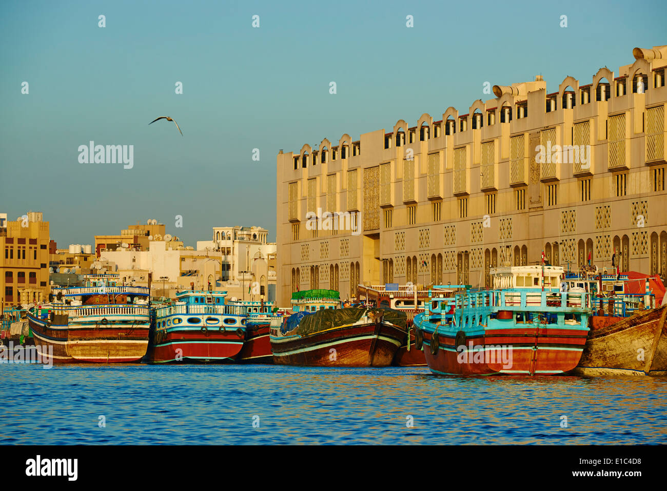 Emirats Arabes Unis, Dubai, quartier de Deira Banque D'Images