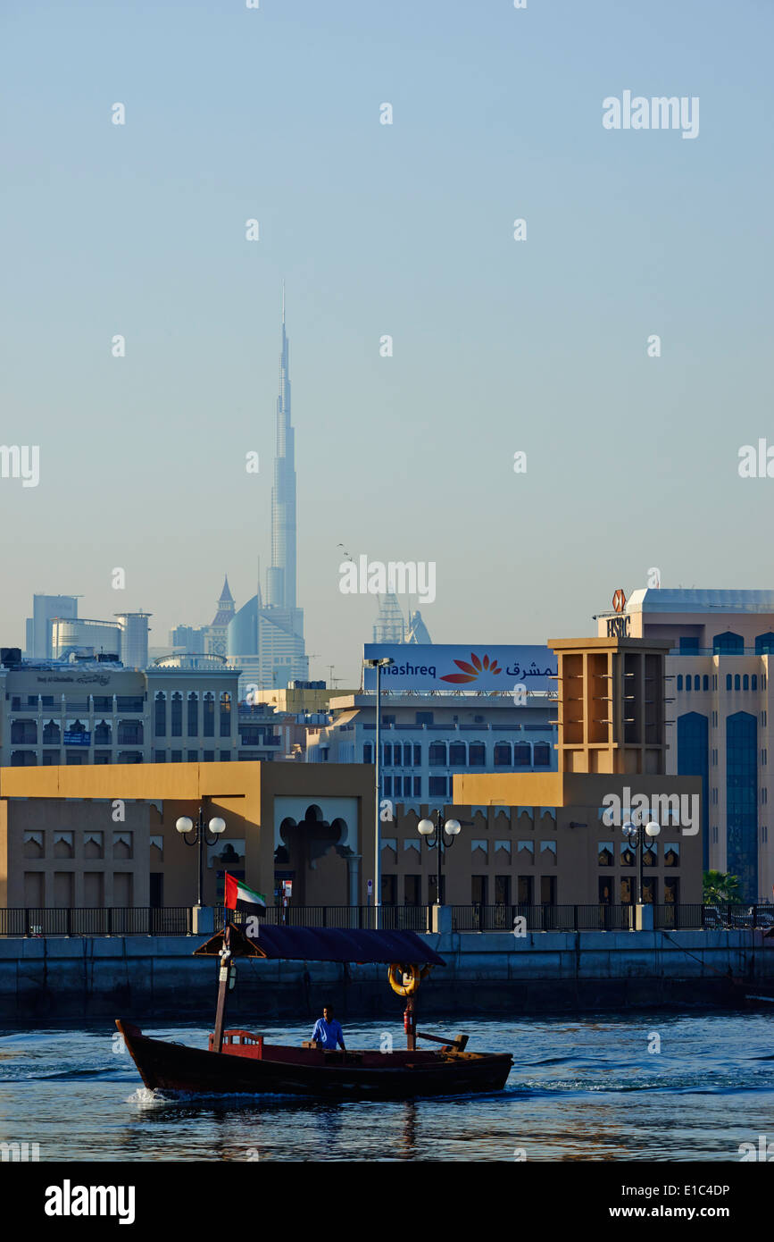 Emirats Arabes Unis, Dubai, quartier de Deira Banque D'Images