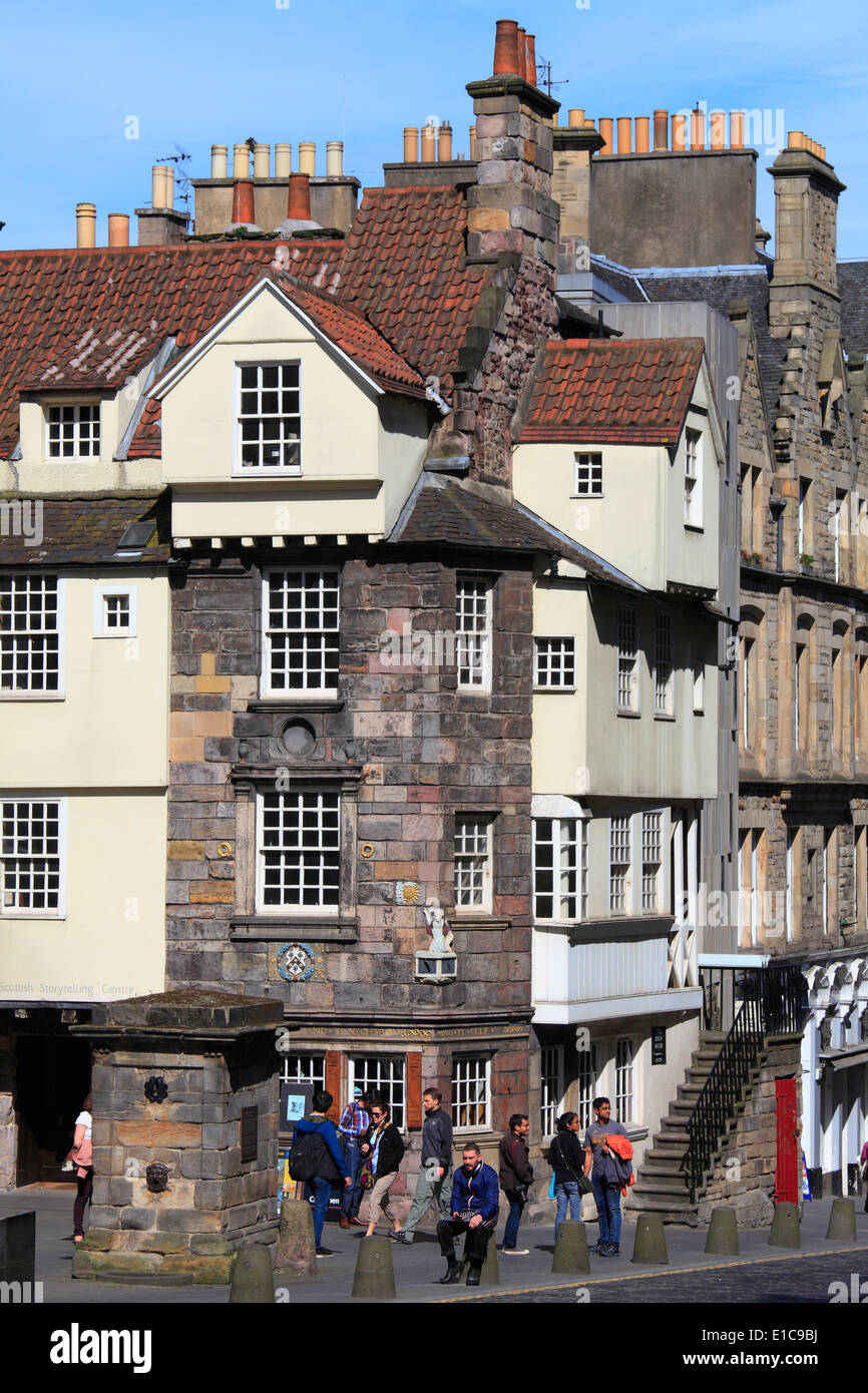 Royaume-uni, Ecosse, Edimbourg, John Knox House, Royal Mile, Banque D'Images