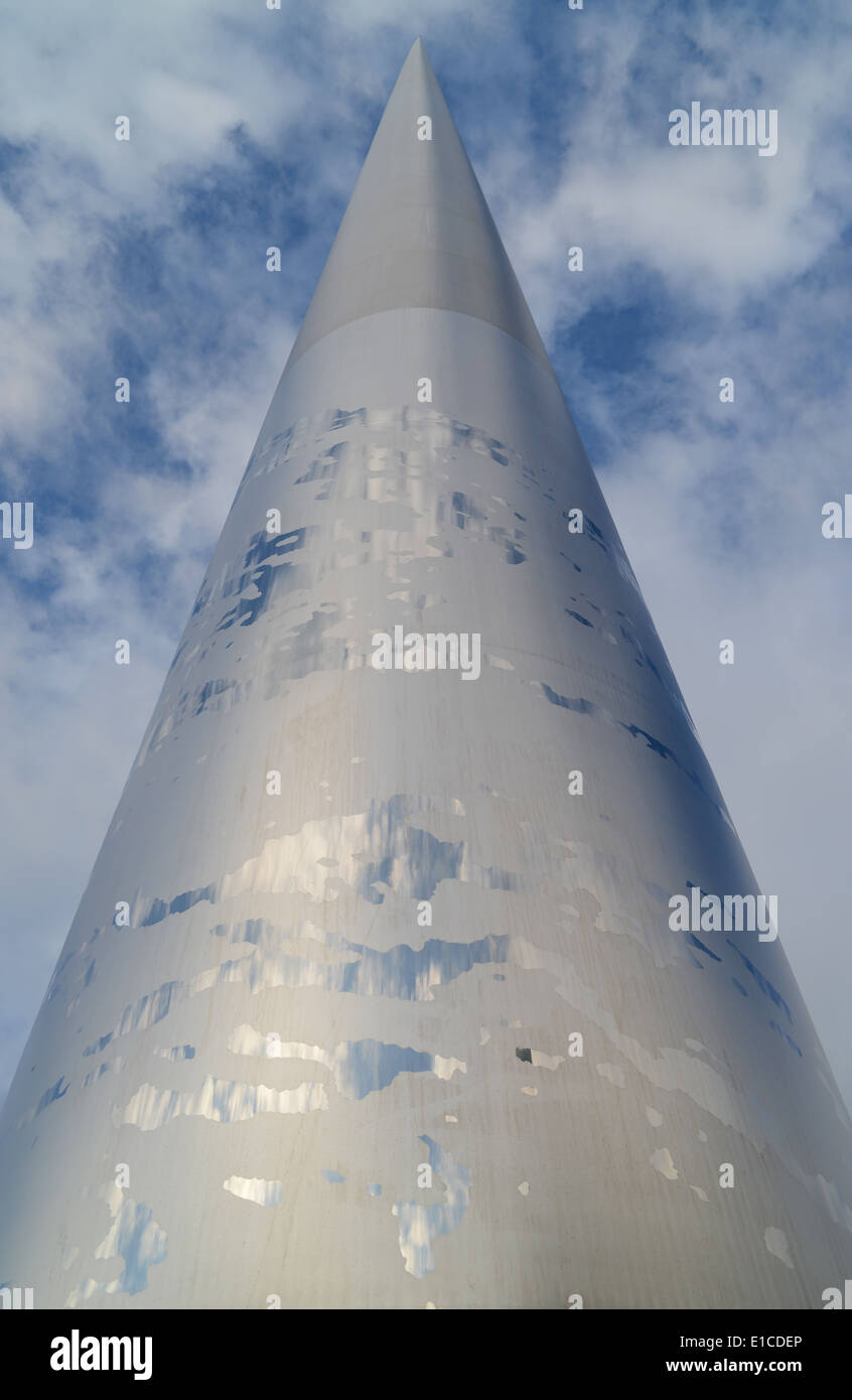 La spire, officiellement nommé le Monument de lumière à Dublin. Banque D'Images