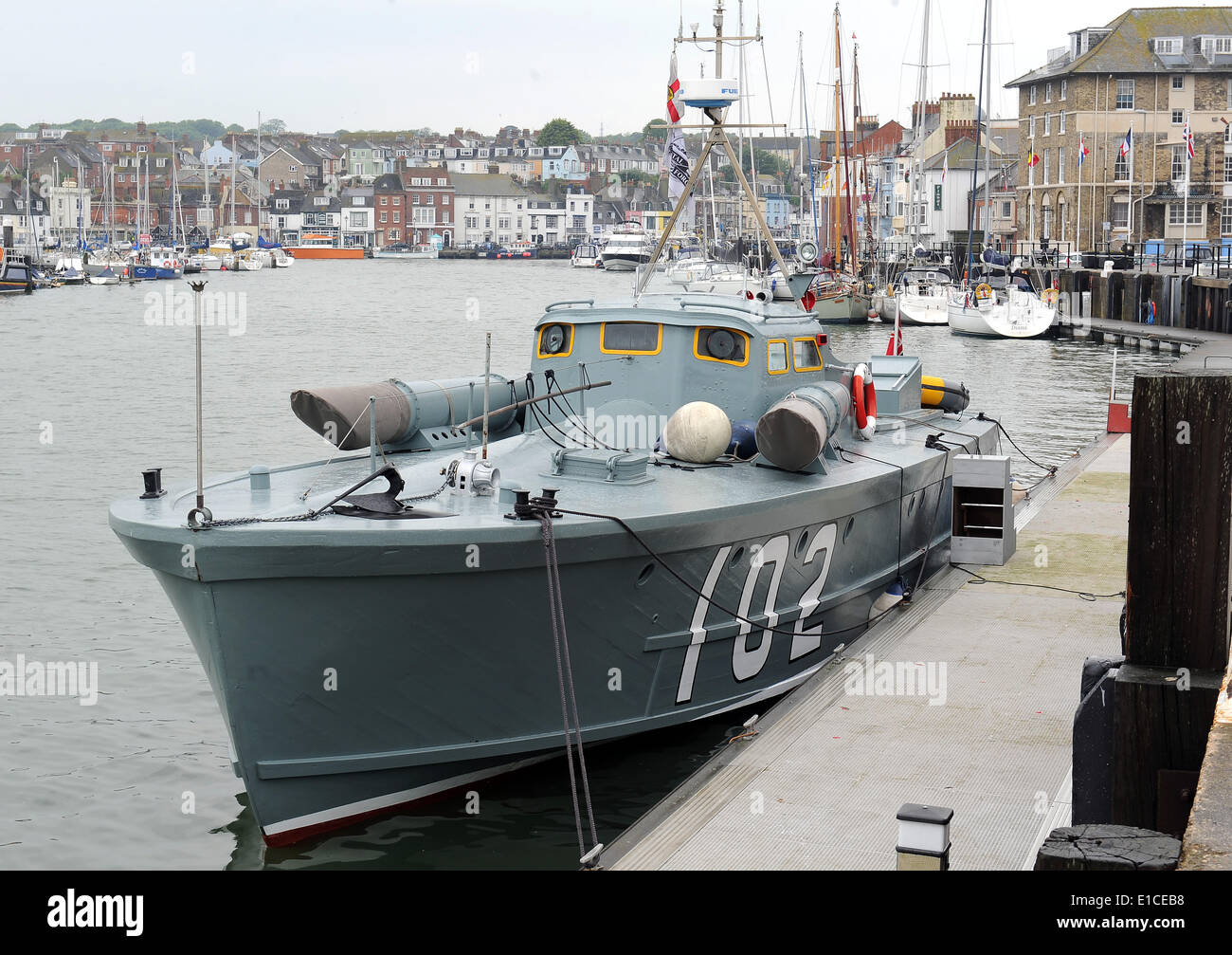 Motor Torpedo Boat, MTB-102, World War 2 Motor Torpedo Boat Banque D'Images