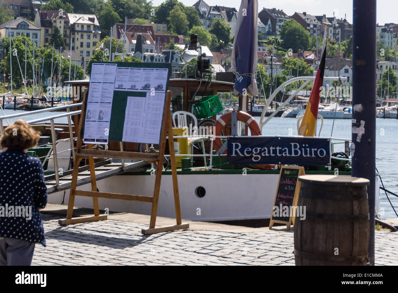 Flensburg, Allemagne. 30 mai 2014. Impressions de la première journée de la Régate 2014 Rhum Flensburg, prises à Flensburg, Schleswig-Holstein, Allemagne du Nord Crédit : Björn Deutschmann/Alamy Live News Banque D'Images