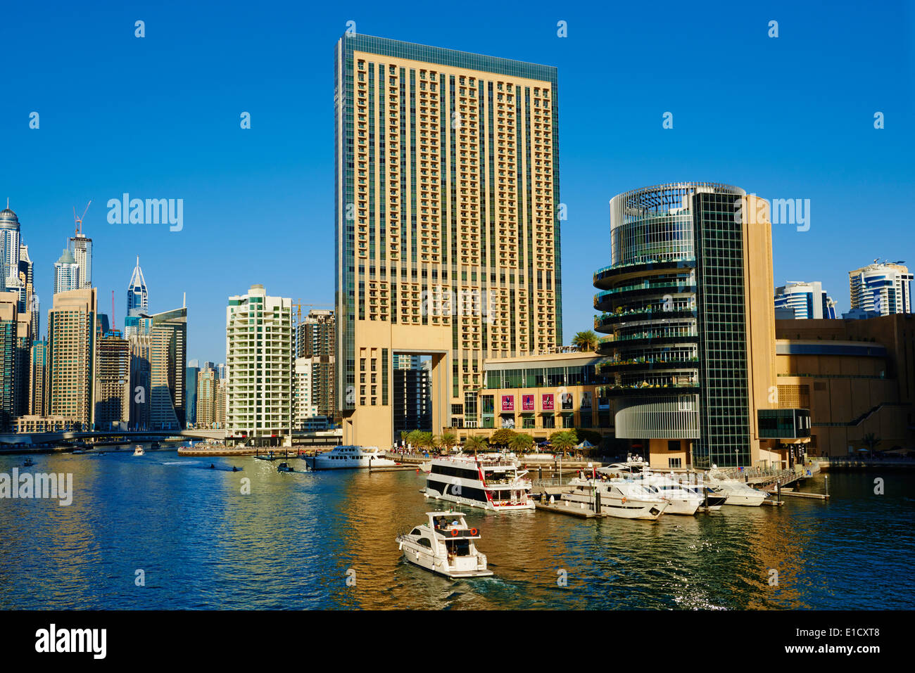 Emirats Arabes Unis, Dubai, Dubai Marina Banque D'Images