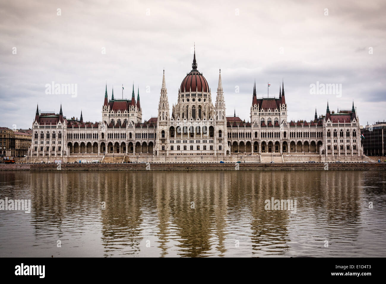 Bâtiment du Parlement européen sur le Danube à Budapest, Hongrie Banque D'Images