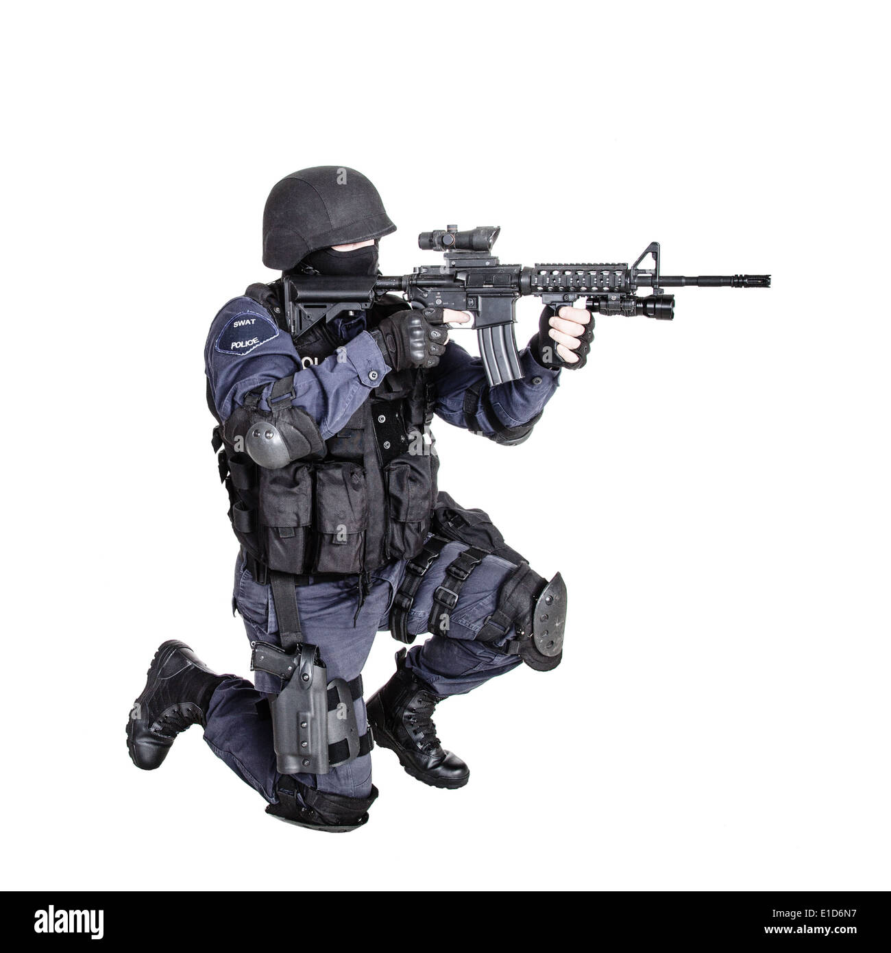 Agent de SWAT Banque D'Images