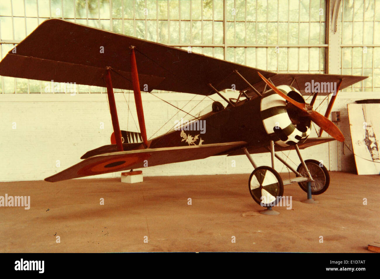Le Hanroit HD 1 était un avion de chasse français utilisé pendant la première Guerre mondiale. Il a été l'un des premiers biplans à disposer d'un cockpit fermé, offrant une plus grande protection au pilote. Banque D'Images