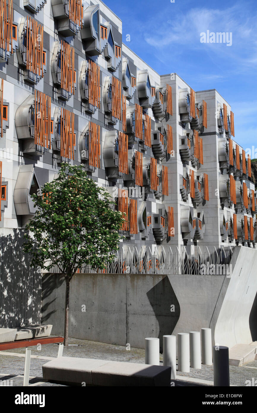 Royaume-uni, Ecosse, Edimbourg, le Parlement écossais, Banque D'Images