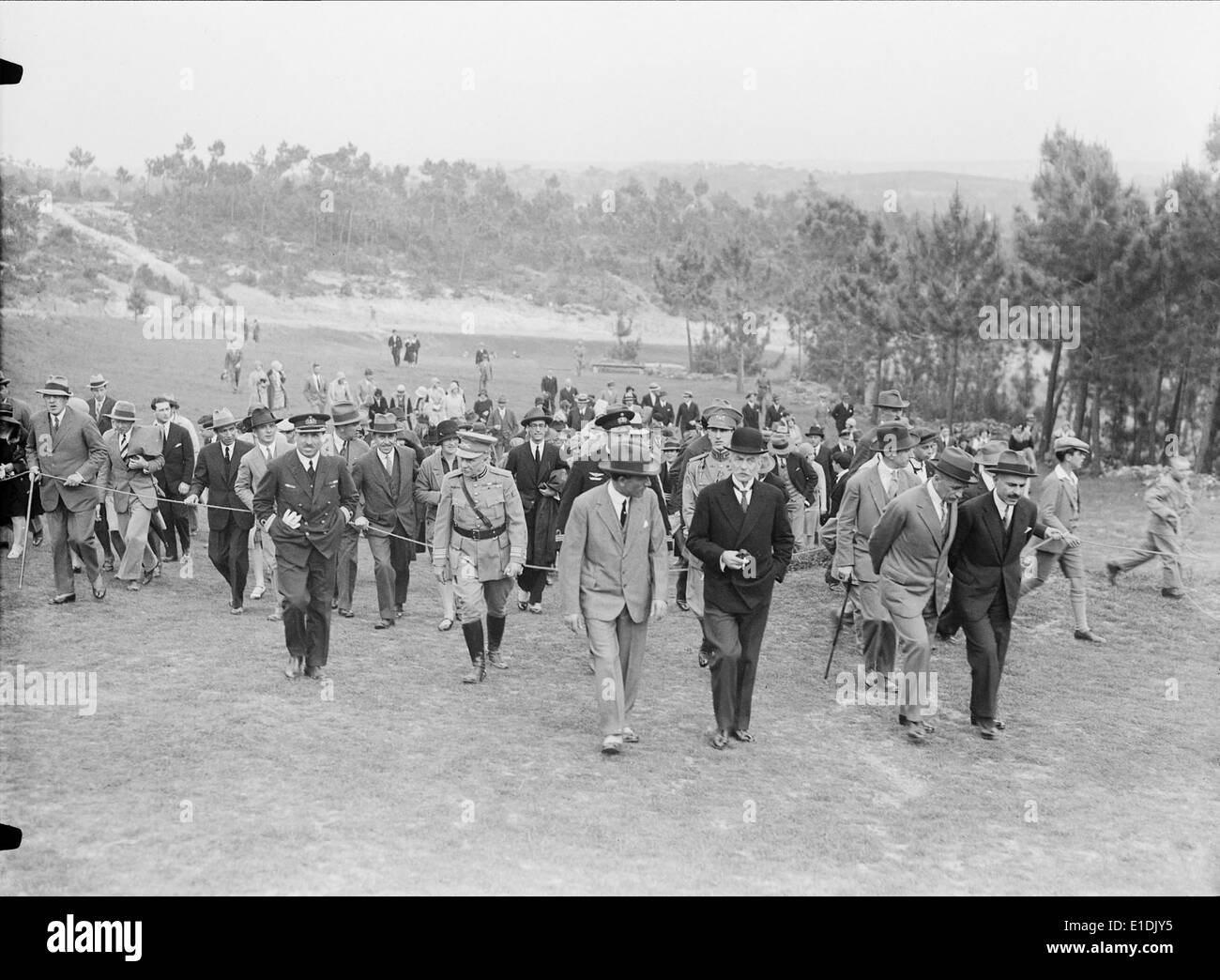 Le golf à Estoril, au Portugal, est un sport bien connu dans la région, particulièrement reconnu pour sa longue histoire et ses compétitions internationales. Banque D'Images