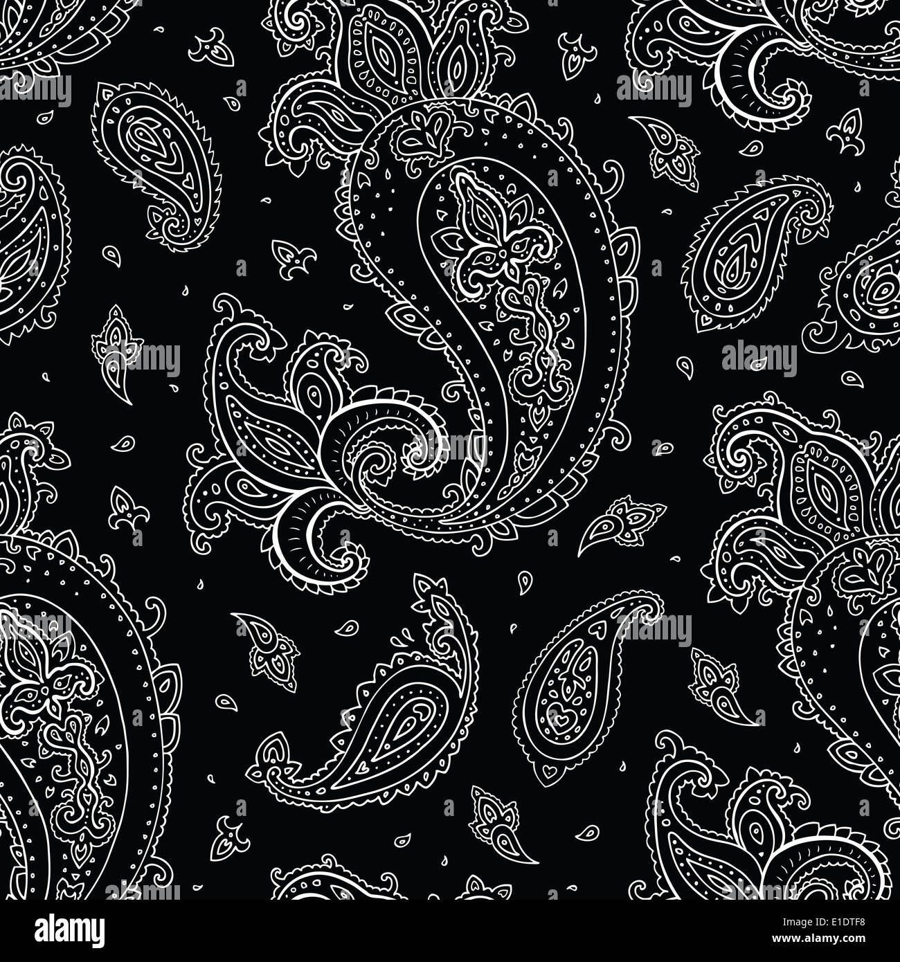 Paisley transparente arrière-plan. Banque D'Images