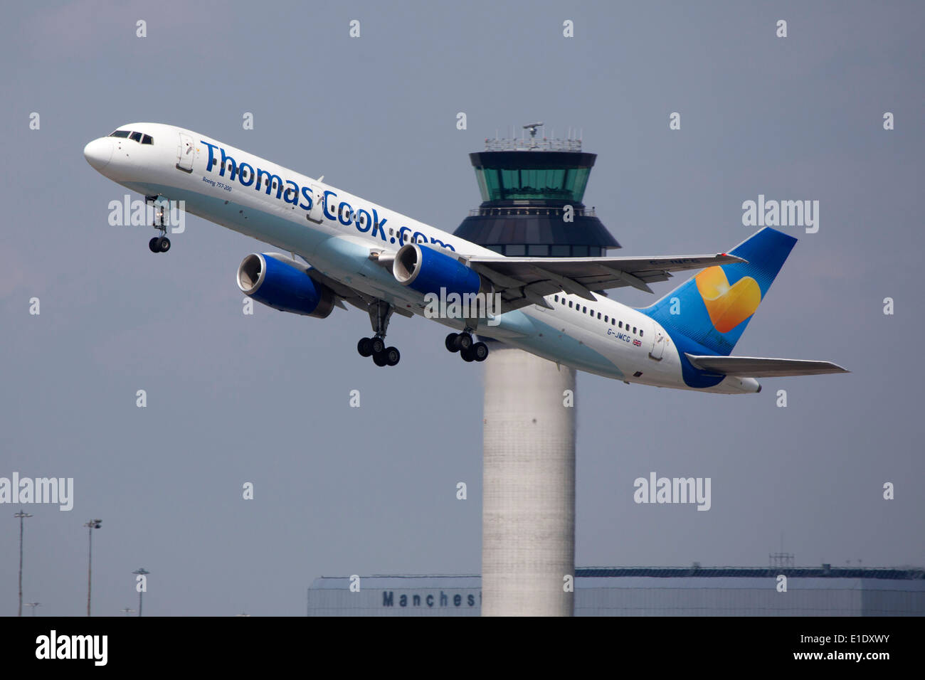 Thomas Cook Airlines Boeing 757 au décollage Banque D'Images