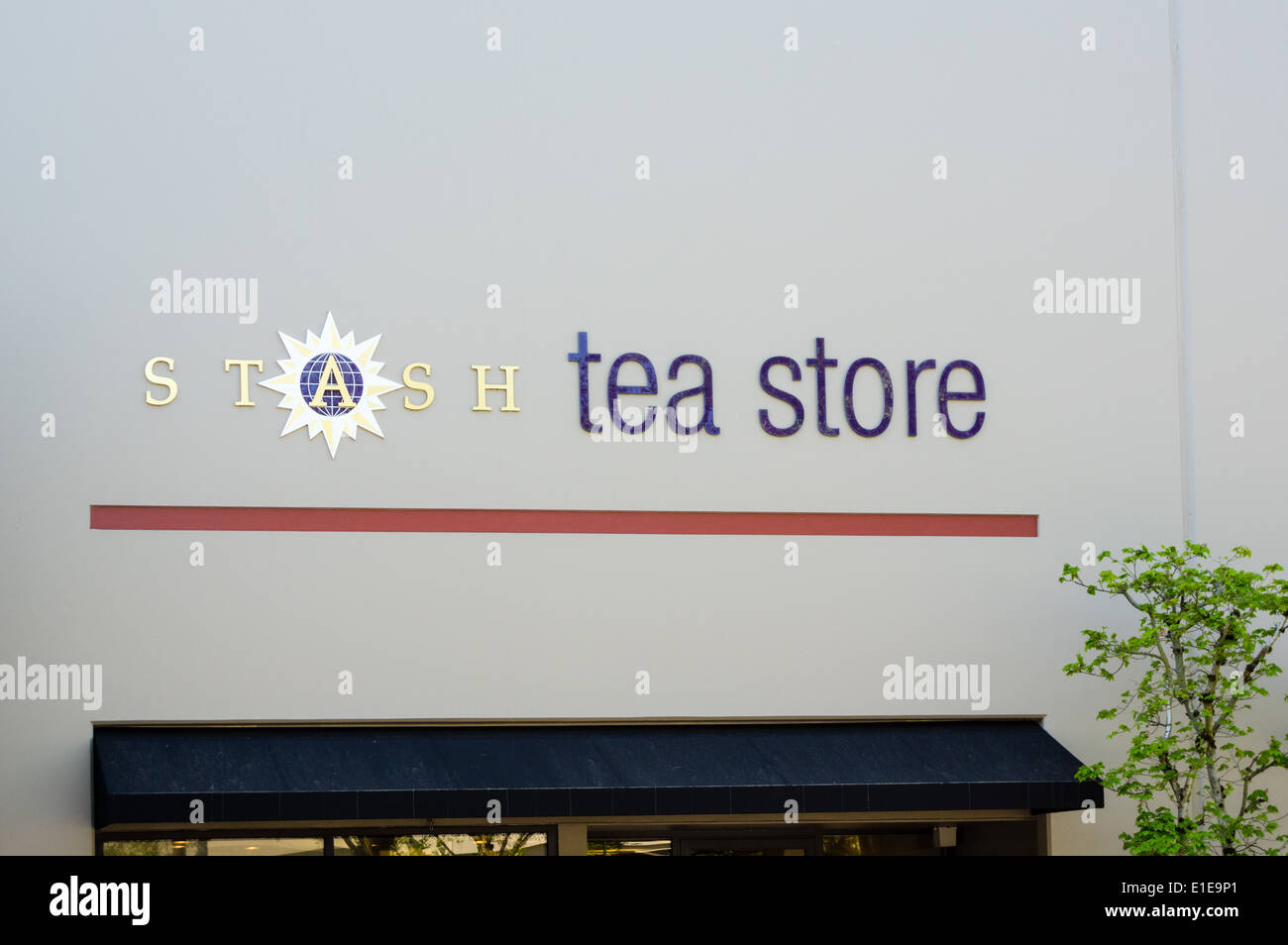 Stash Tea est un thé sur Portland société fournissant les sachets de thé. Portland, Oregon Banque D'Images