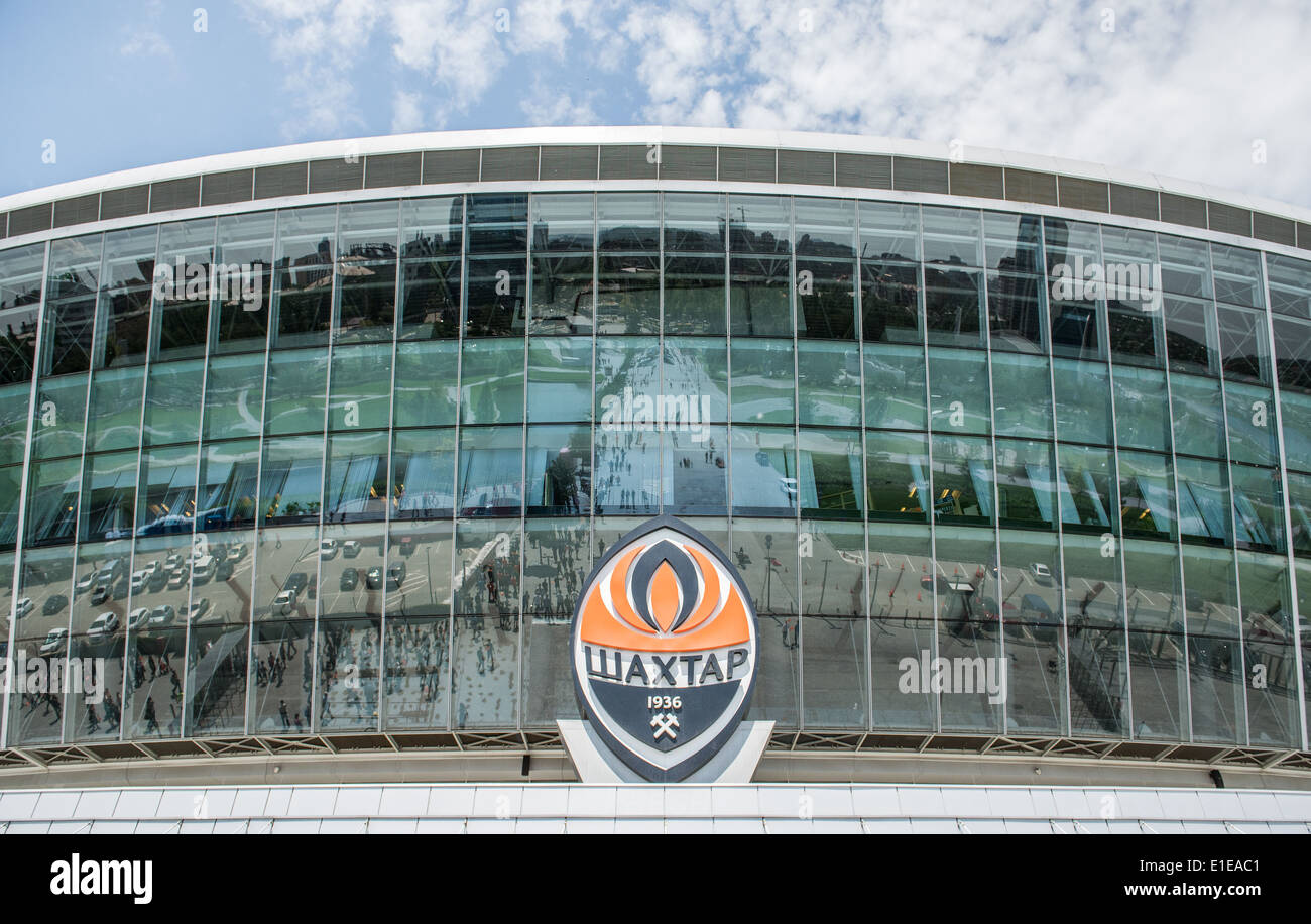 La Donbass Arena ou Donbas Arena Stadium à Donetsk, Ukraine Banque D'Images