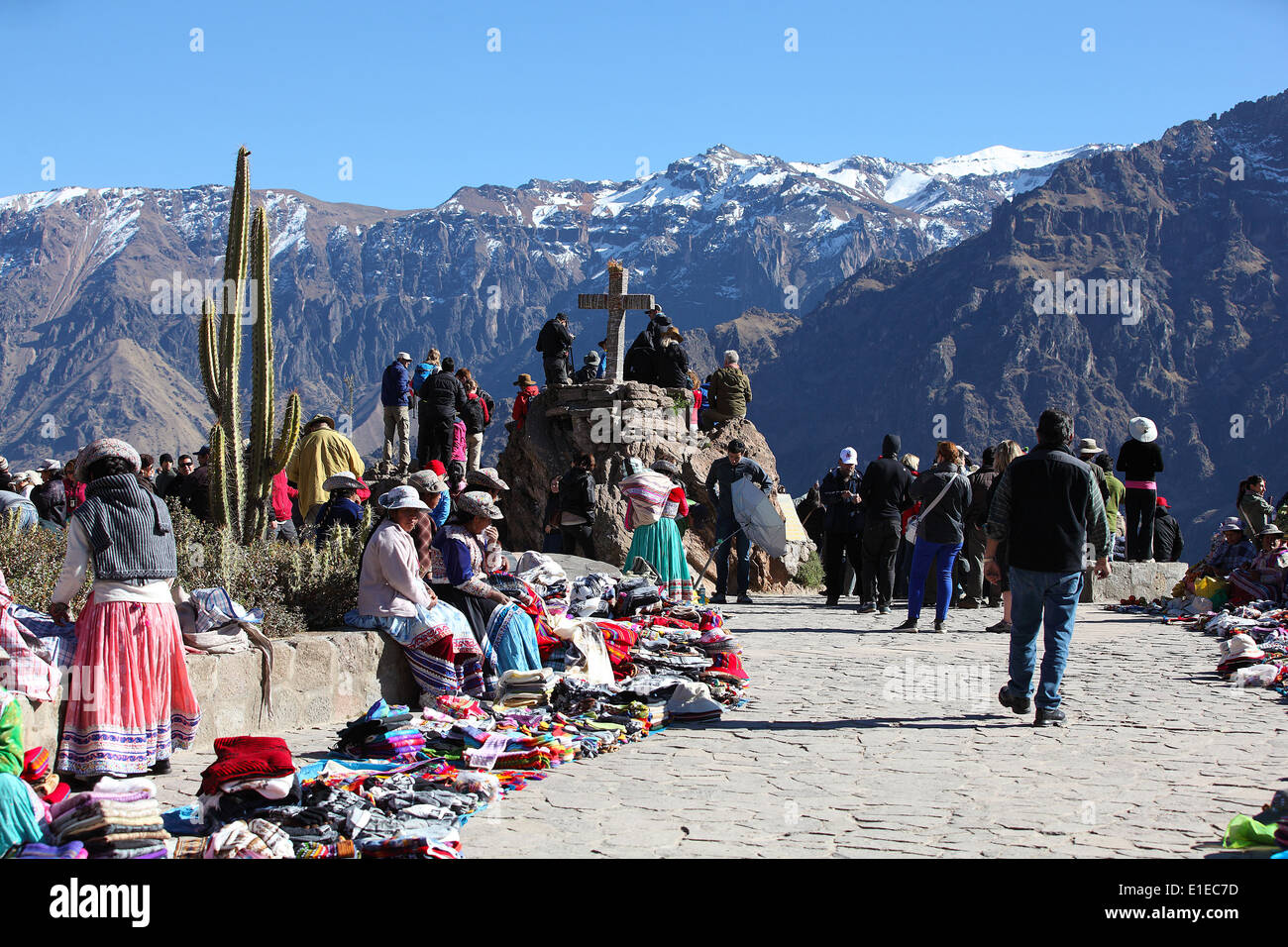 Canyon de Colca Pérou Banque D'Images