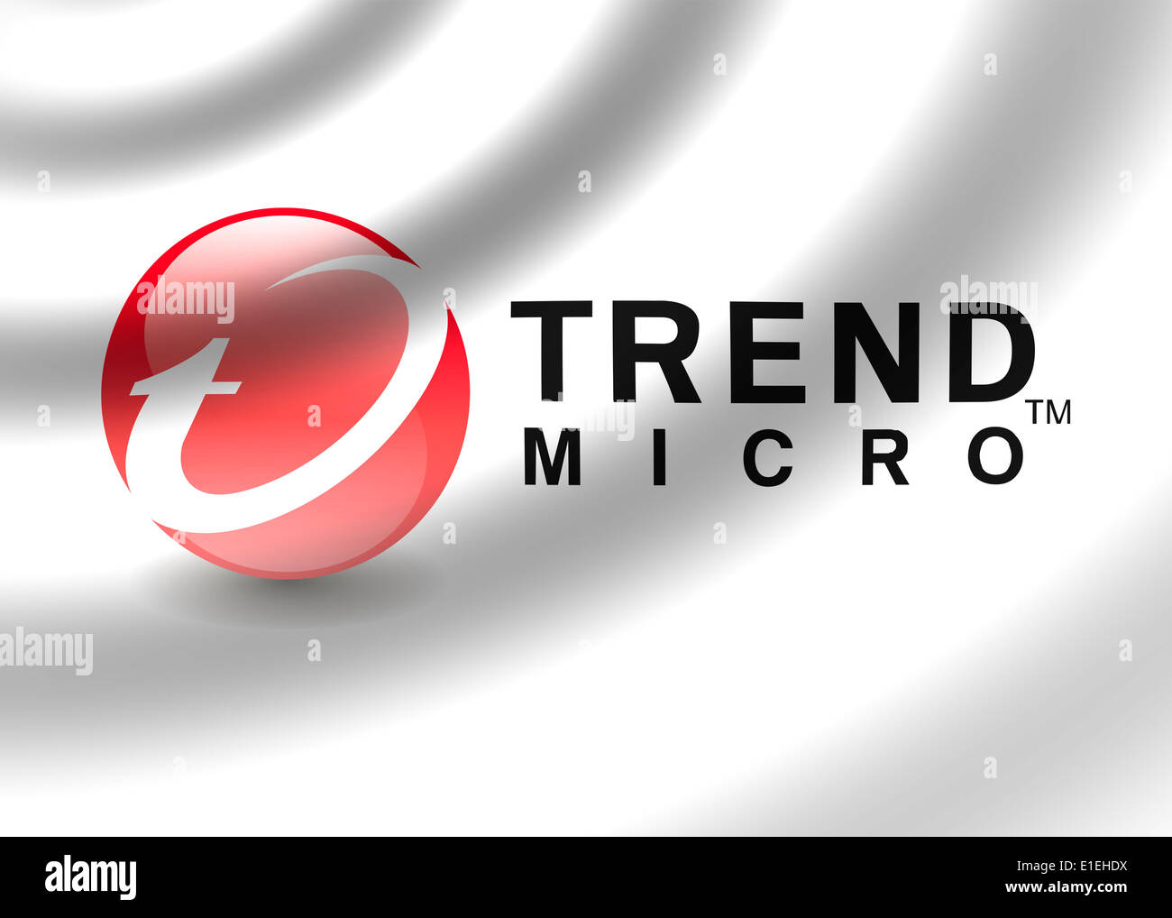 Trend Micro icône logo emblème drapeau symbole Banque D'Images
