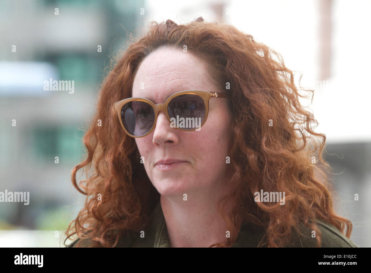 London UK. 2 juin 2014. L'ancien News du monde editor Rebekah Brooks arrive à l'Old Bailey que le piratage procès se poursuit. Rebekah Brooks et sept autres défendeurs dont Mari Charlie Brooks, Ian Edmonson, Stuart Kuttner, Clive Goodman,Cheryl Carter et Mark Hanna font face à des accusations liées à des allégations de complot en vue d'intercepter des communications de messagerie vocale et de bien connaître les gens y compris celle de meurtre victime Milly Dowler Crédit : amer ghazzal/Alamy Live News Banque D'Images