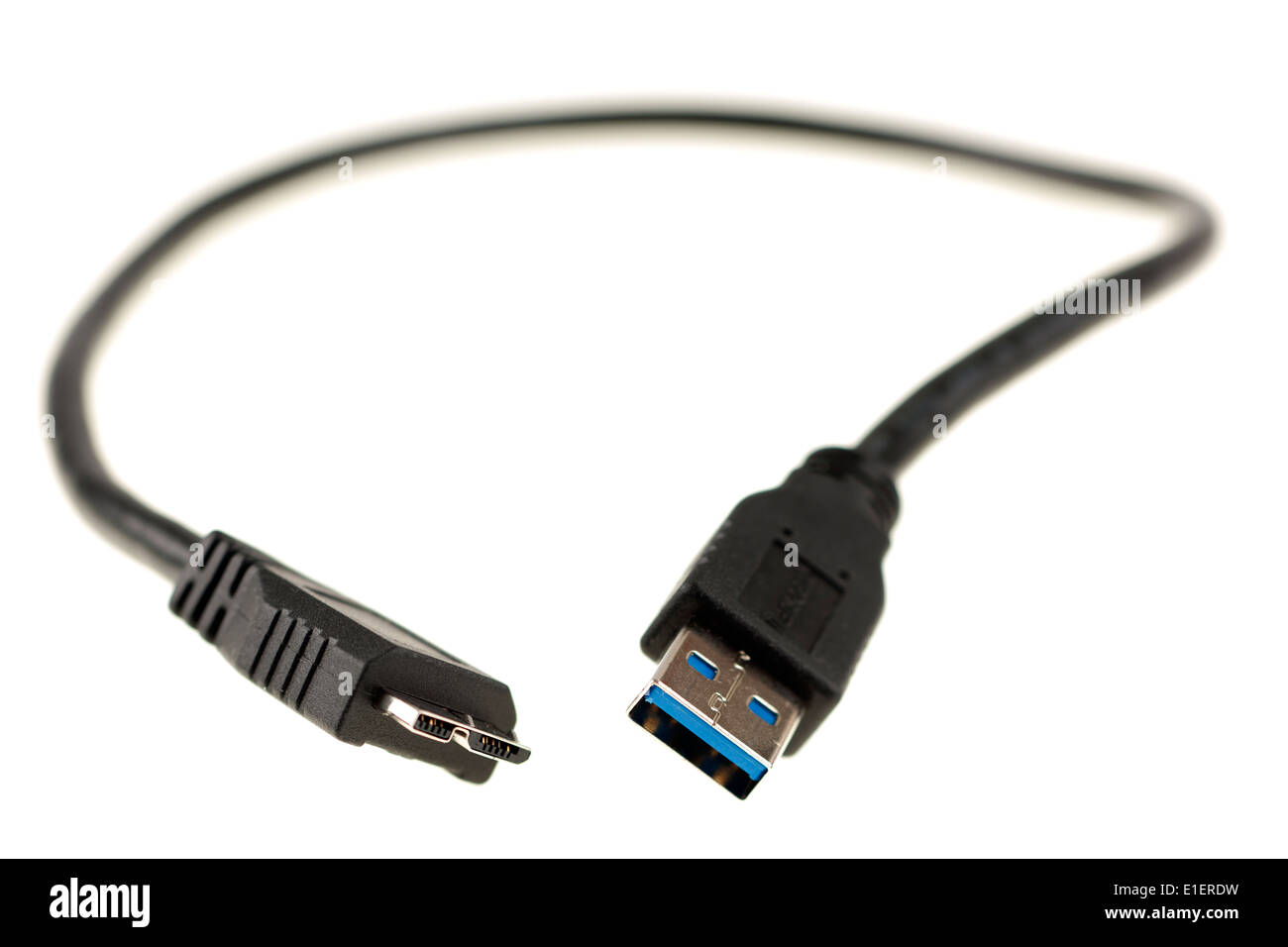 Câble USB 3.0 Banque D'Images