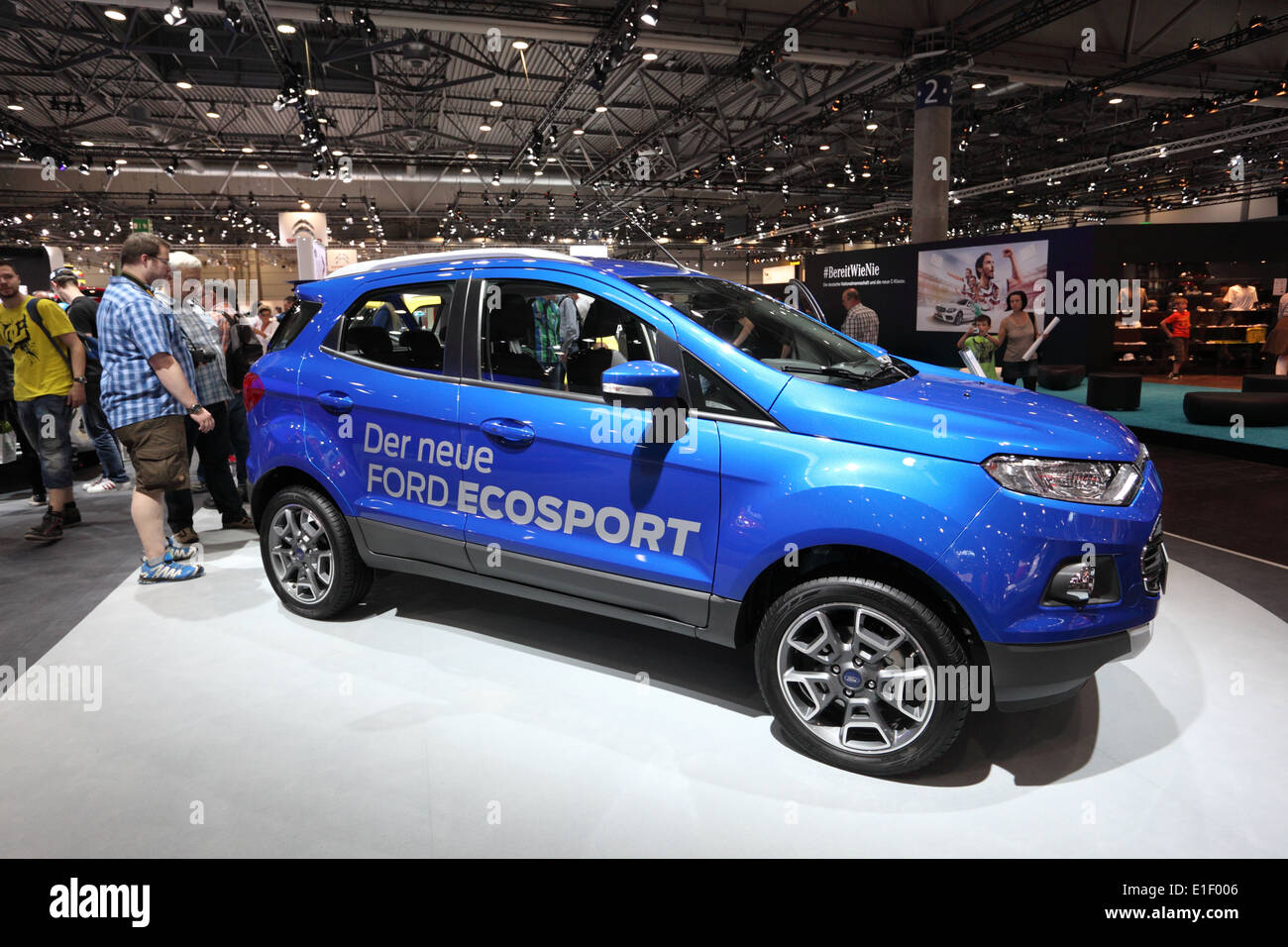 Nouvelle Ford Ecosport à l'AMI - Salon International de l'Auto Mobile le 1er juin 2014 à Leipzig, Saxe, Allemagne Banque D'Images