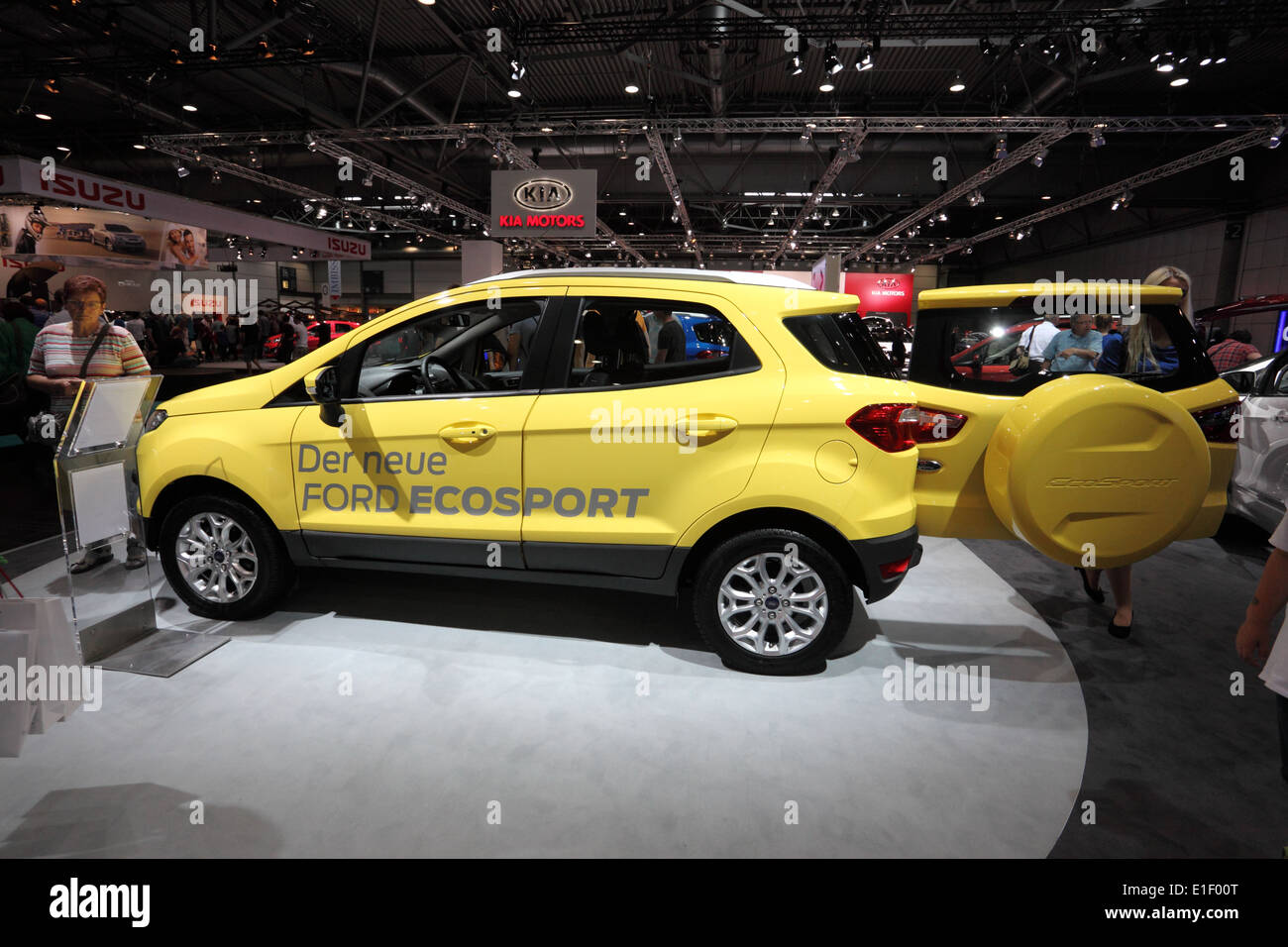 Nouvelle Ford Ecosport à l'AMI - Salon International de l'Auto Mobile le 1er juin 2014 à Leipzig, Saxe, Allemagne Banque D'Images