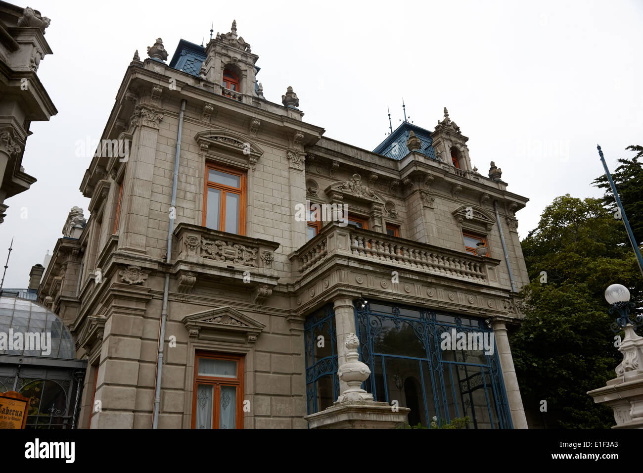 Palacio sara braun club de la région de Punta Arenas Chili Banque D'Images