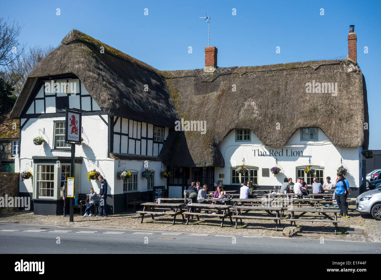 Le Red Lion Avebury Wiltshire Banque D'Images