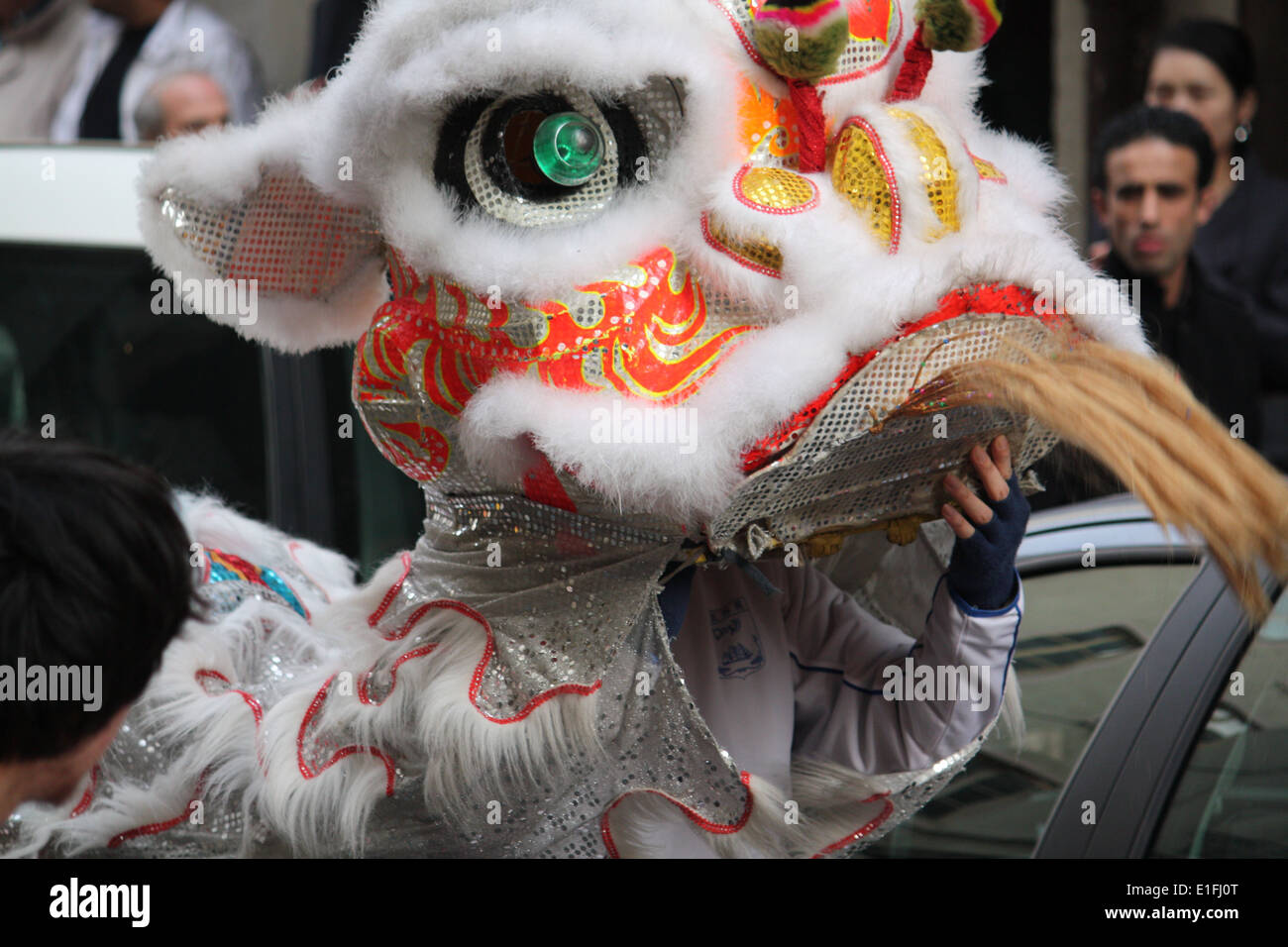 Communauté chinoise de Lyon célèbre le Nouvel An Chinois, LYON, Rhone, Rhone Alpes, France Banque D'Images