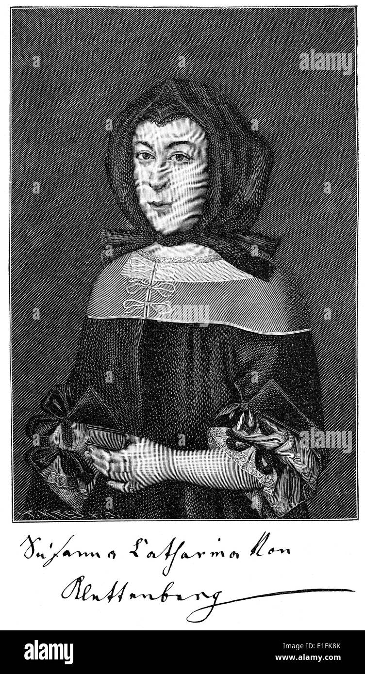 Susanna Catharina von Klettenberg, 1723-1774, une canoness et religieux, écrivain Banque D'Images