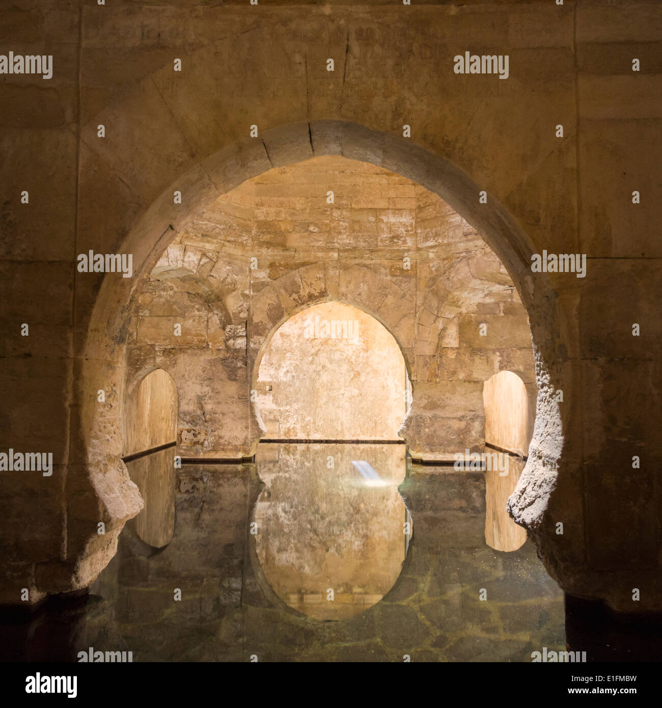 Alhama de Granada, Province de Grenade, Andalousie, Espagne du sud. Bains Arabes à l'Hôtel Balneario. Banque D'Images