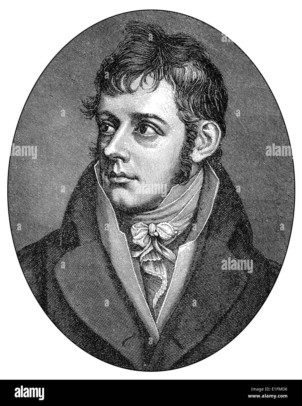 Friedrich Daniel Ernst Schleiermacher, 1768 - 1834, un théologien protestant, disciple classique, philosophe, écrivain, politique Banque D'Images