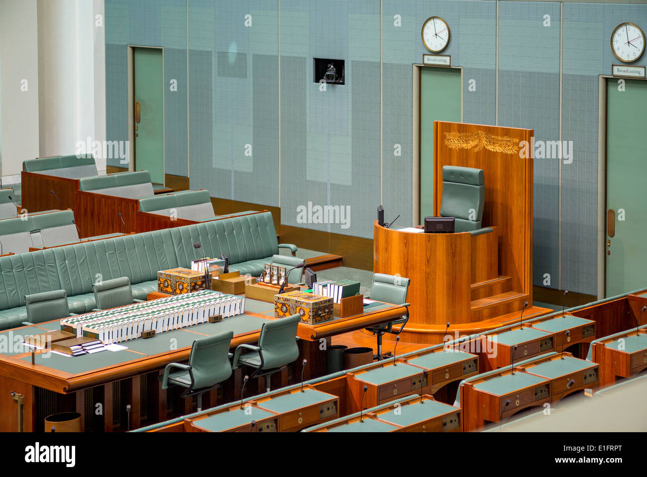 Le Parlement fédéral Building à Canberra, Australie Banque D'Images