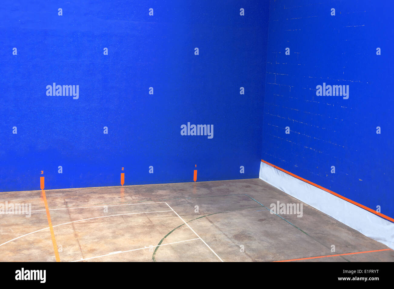 Cour jai alai en Pays basque Banque D'Images