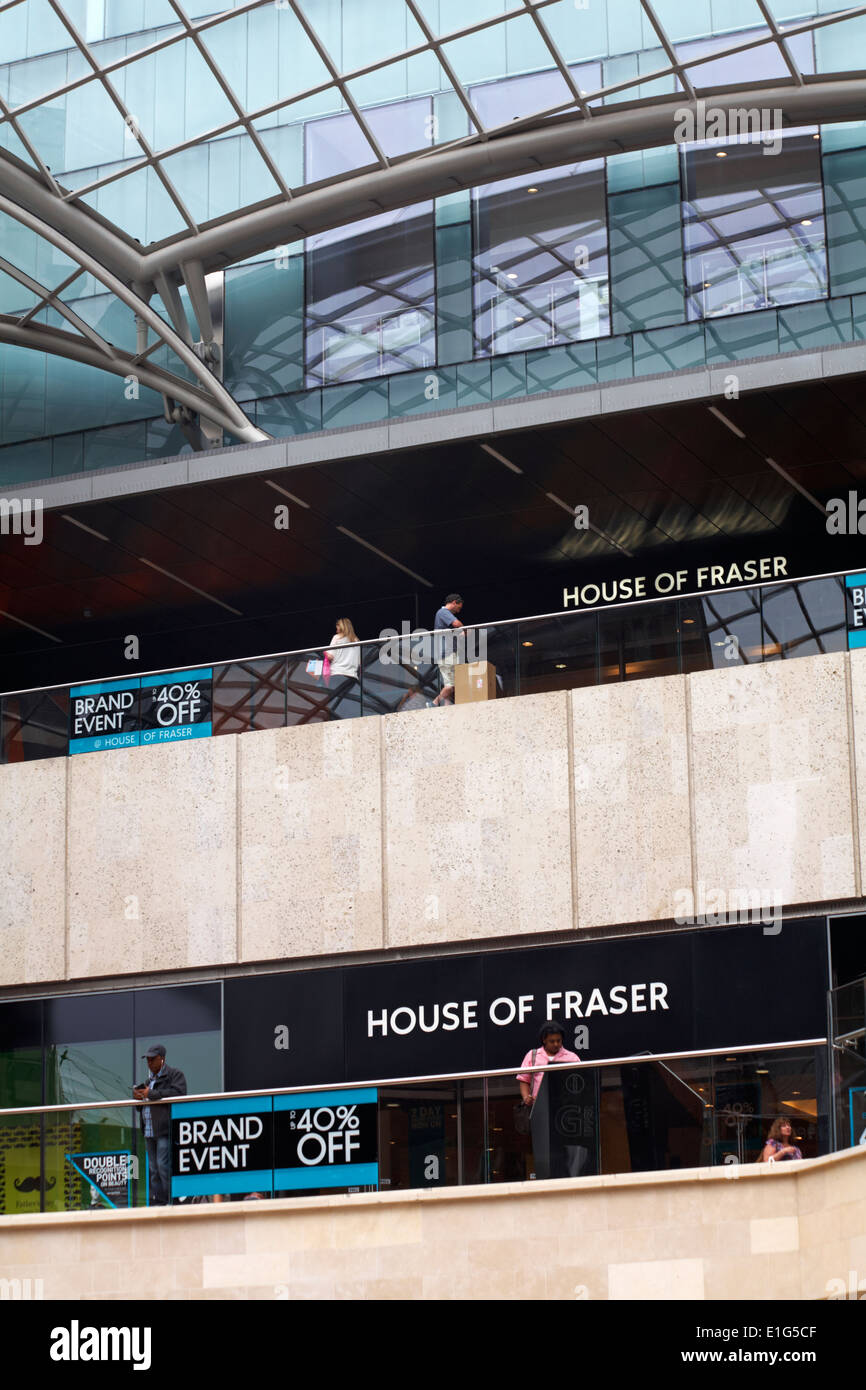 House of Fraser magasin dans le centre commercial Cabot Circus à Bristol en mai Banque D'Images