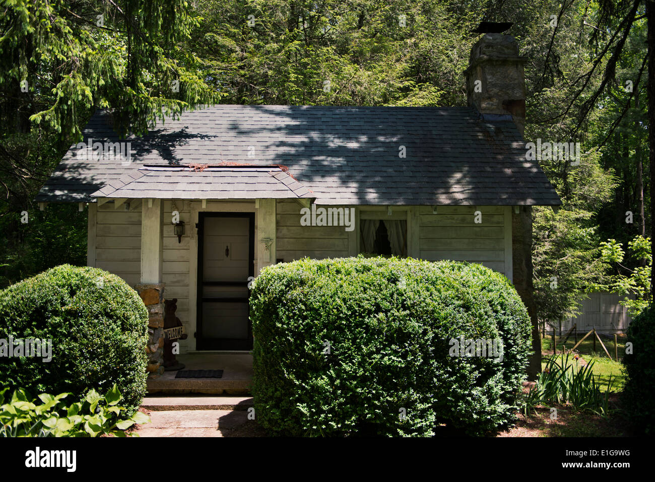 North Carolina cottage deux chambres Banque D'Images