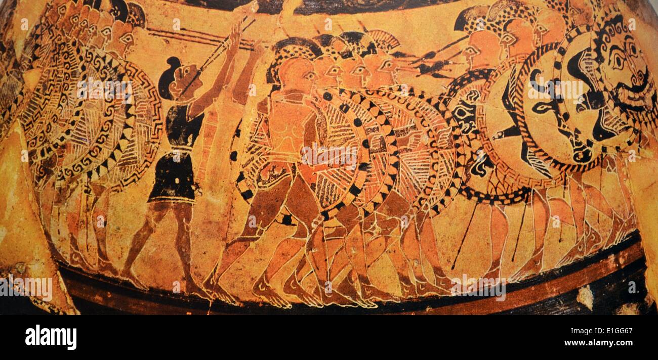 Vase Chigi trouvés dans une tombe étrusque du Monte Aguzzo est un