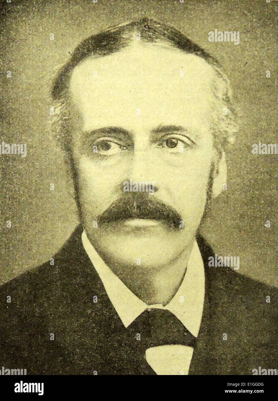 1er comte de balfour 1848 1930 Banque de photographies et d’images à