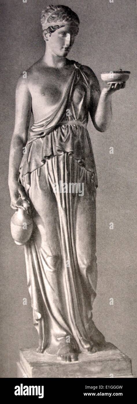 Statue représentant Déméter par Bertel Thorvaldsen, publié dans 'Die Kunst im deutschen Reich" (l'art dans l'Empire allemand) a d'abord publié en janvier 1937 par Gauleiter Adolf Wagnerand plus tard publié sous la direction d'Adolf Hitler lui-même. Banque D'Images