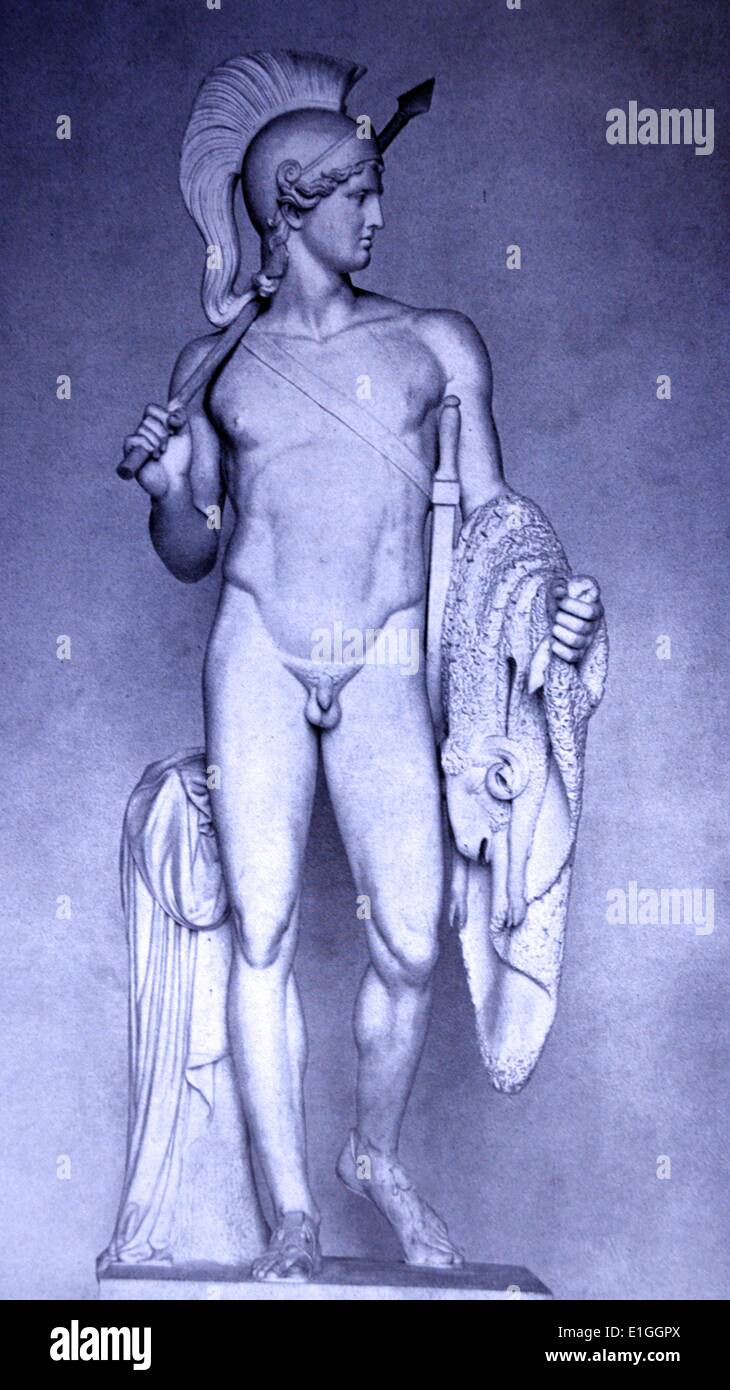 Statue de Jason par Bertel Thorvaldsen, publié dans 'Die Kunst im deutschen Reich" (l'art dans l'Empire allemand) a d'abord publié en janvier 1937 par Gauleiter Adolf Wagnerand plus tard publié sous la direction d'Adolf Hitler lui-même. Banque D'Images